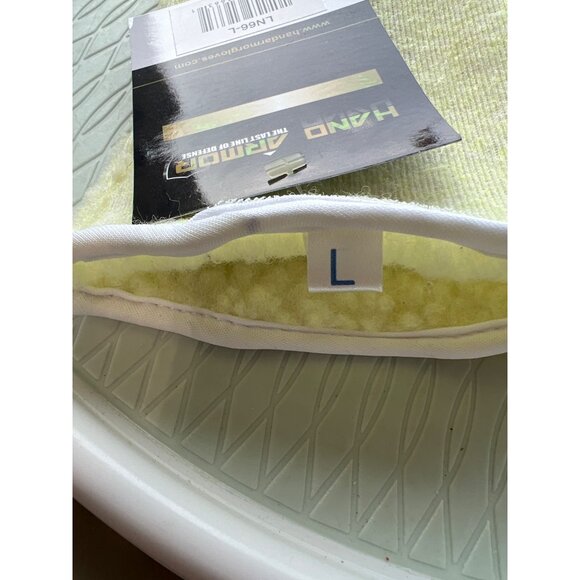 Hand Armor Heat Resistant Gloves Large Chopper Liners Sherpa Yellow Comfort NEW - Picture 4 of 7